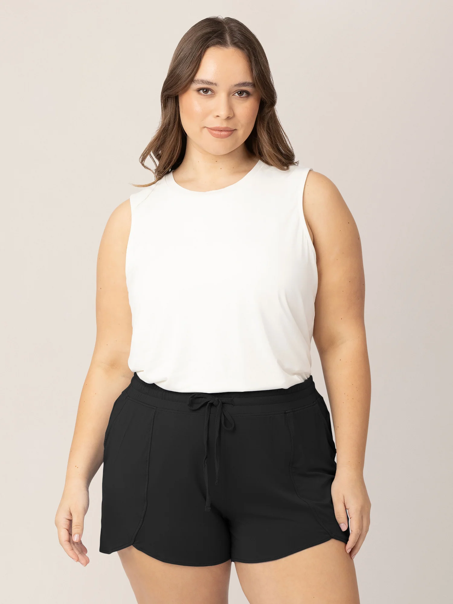 Bamboo Maternity & Postpartum Lounge Short | Black - Image 5