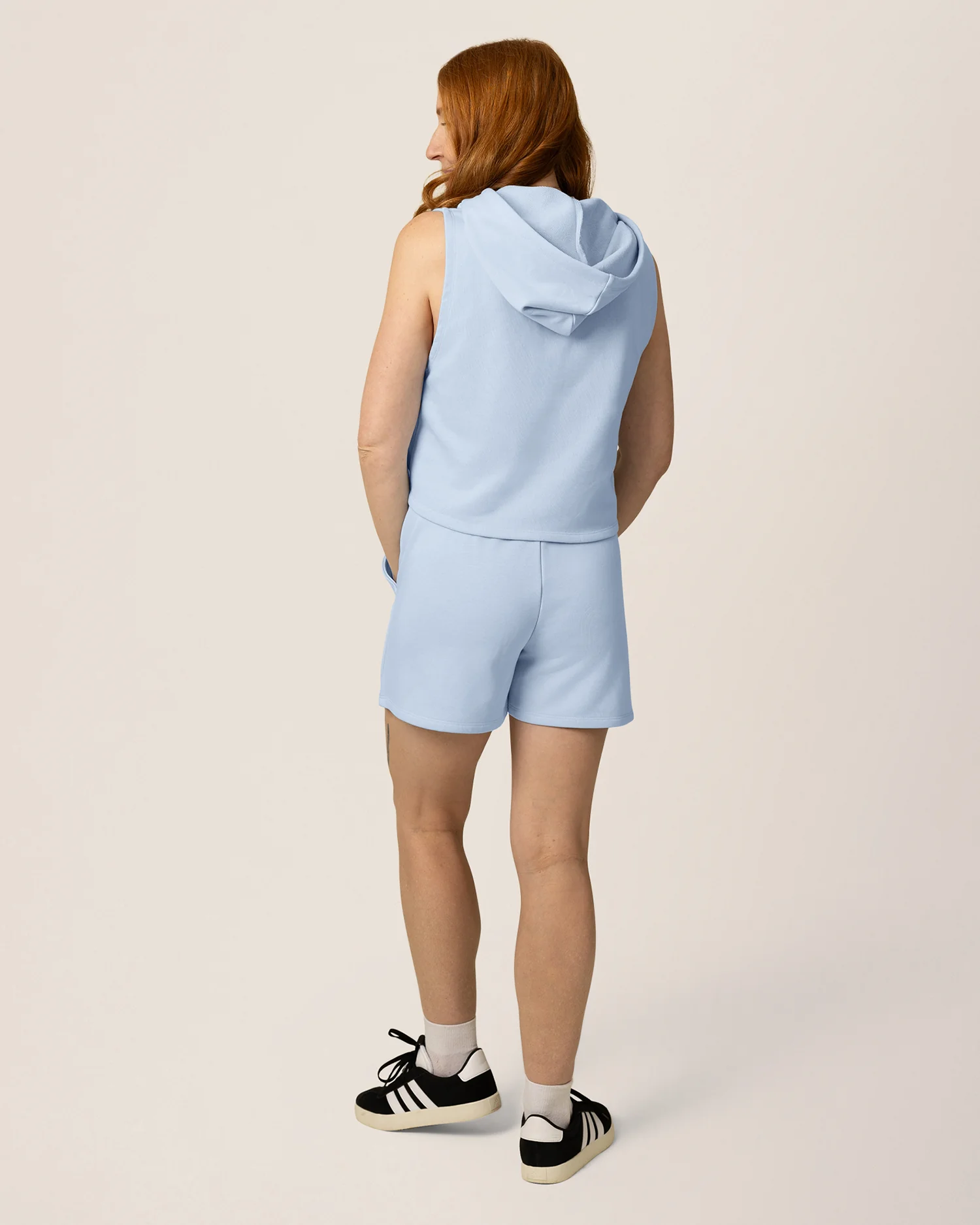 French Terry On the Go Short | French Blue - Image 5