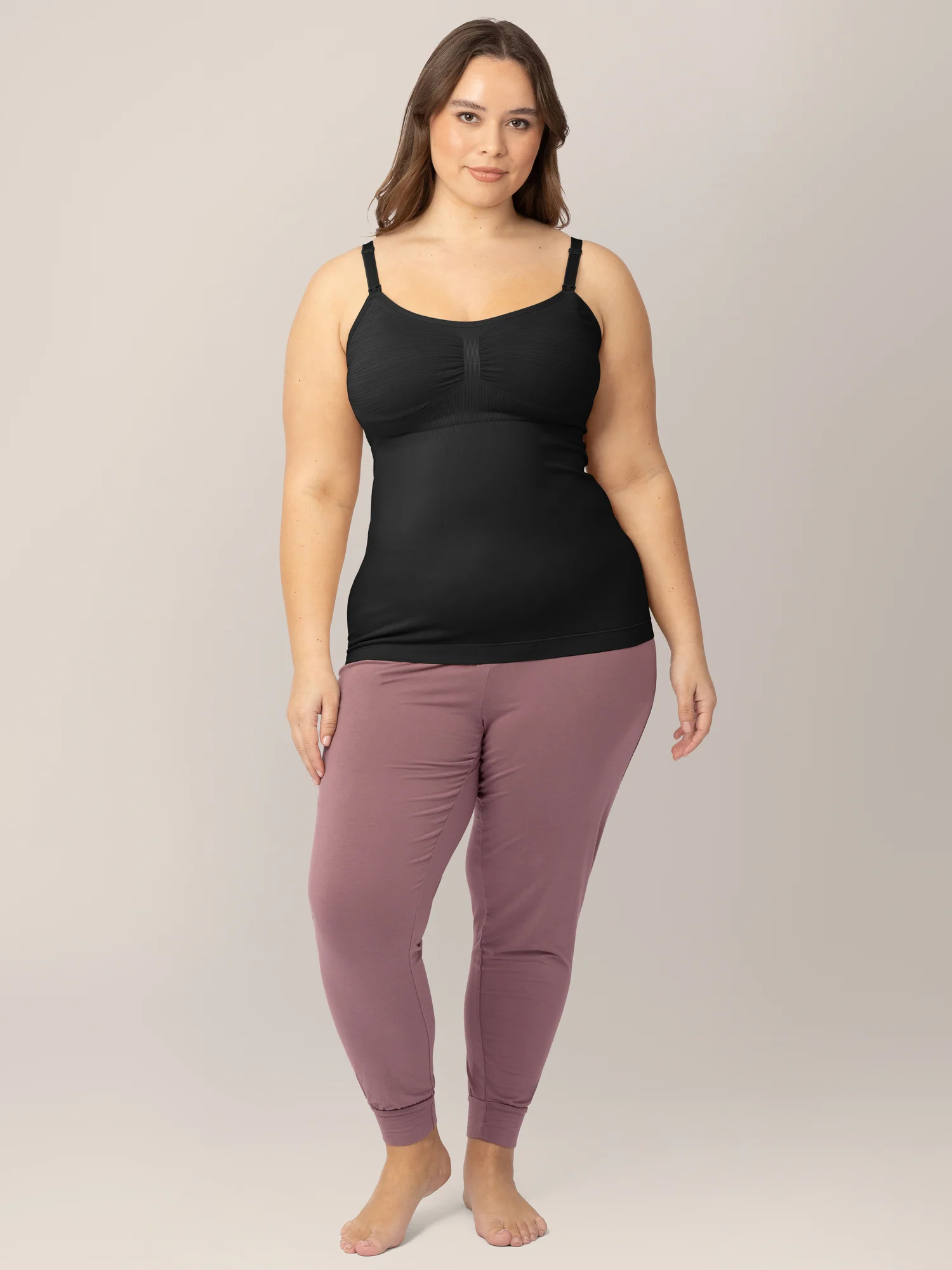 Sublime® Hands-Free Pumping & Nursing Tank | Black - Image 4