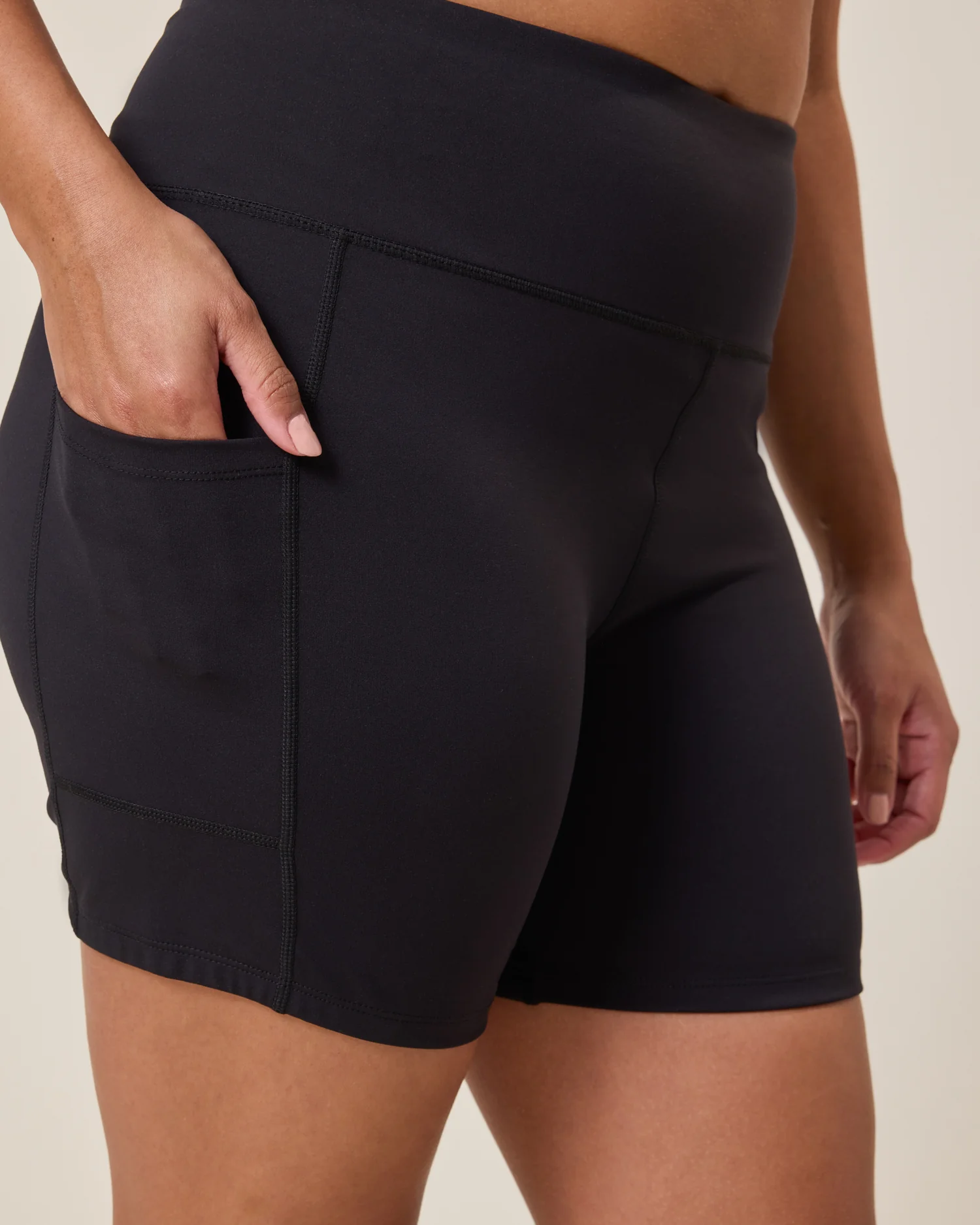 Stevie Active Postpartum Bike Short | Black - Image 3