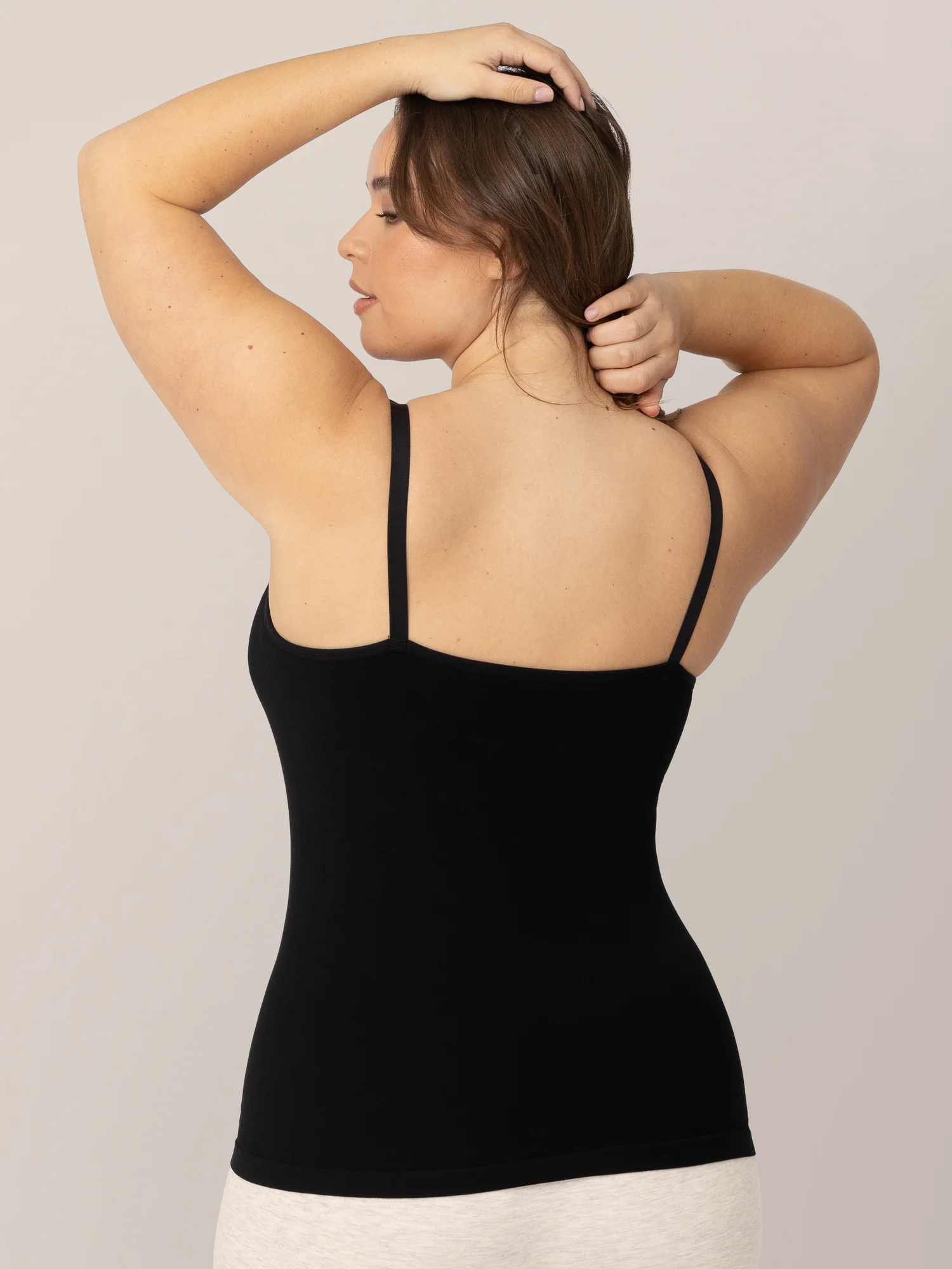 Sublime® Bamboo Nursing Cami Two-Pack | Black - Image 5