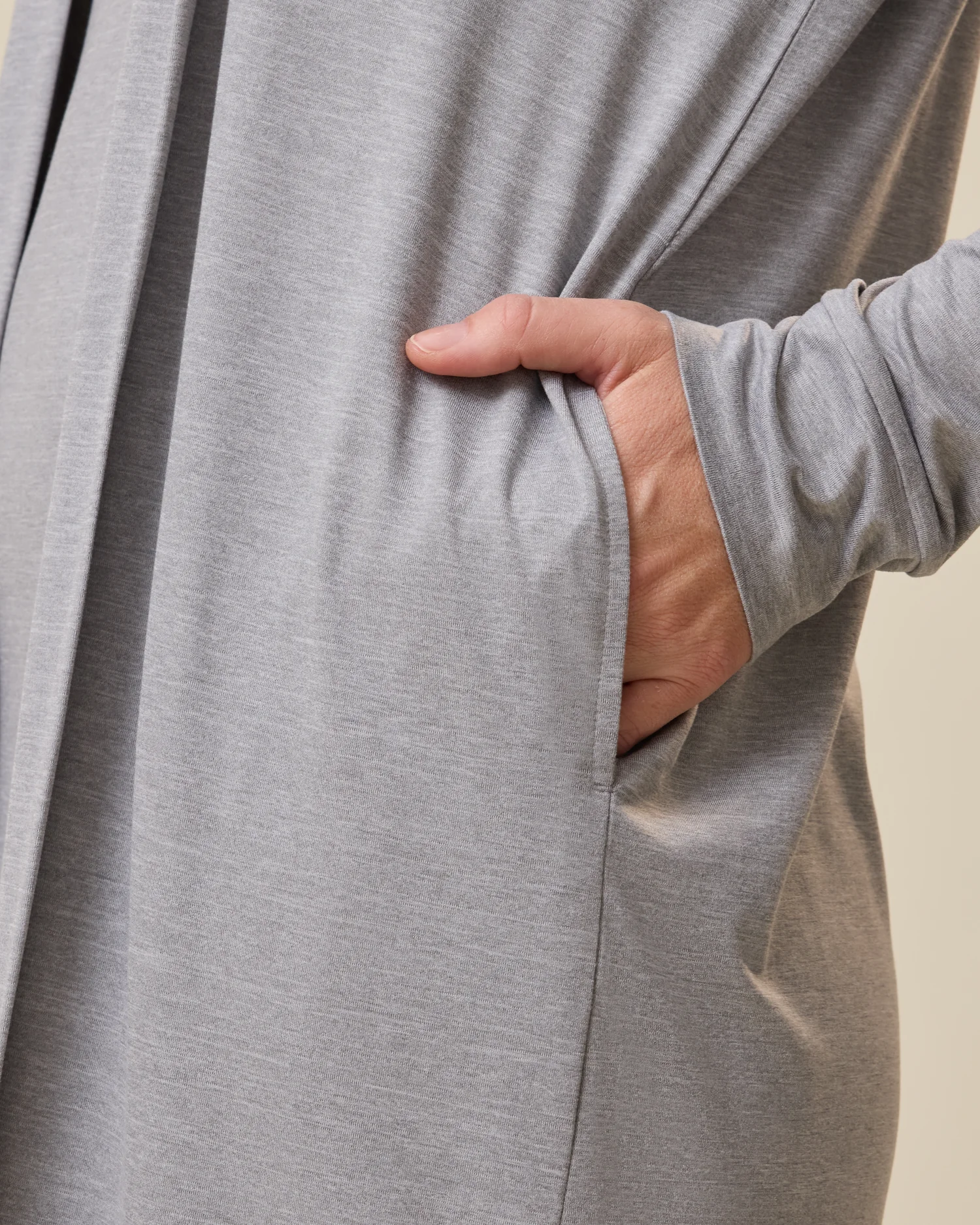 The Sunday Lounge Duster | Grey Heather - Image 3